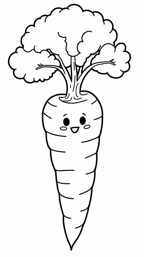 vegetable coloring pages preschool